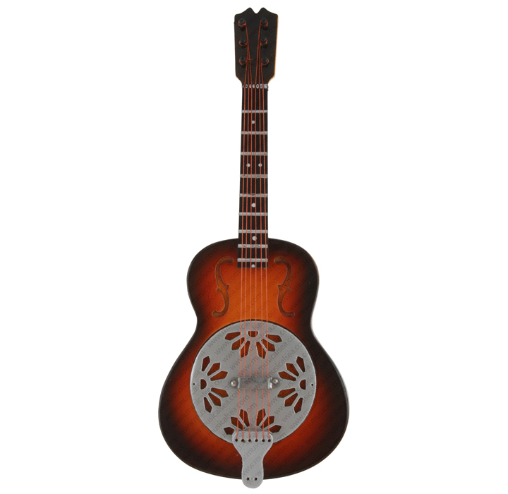 Miniature Red & Black Electric Guitar